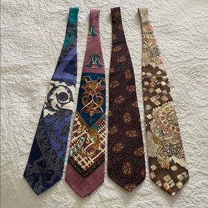 Bundle of vintage Pierre Balmain Couture silk ties